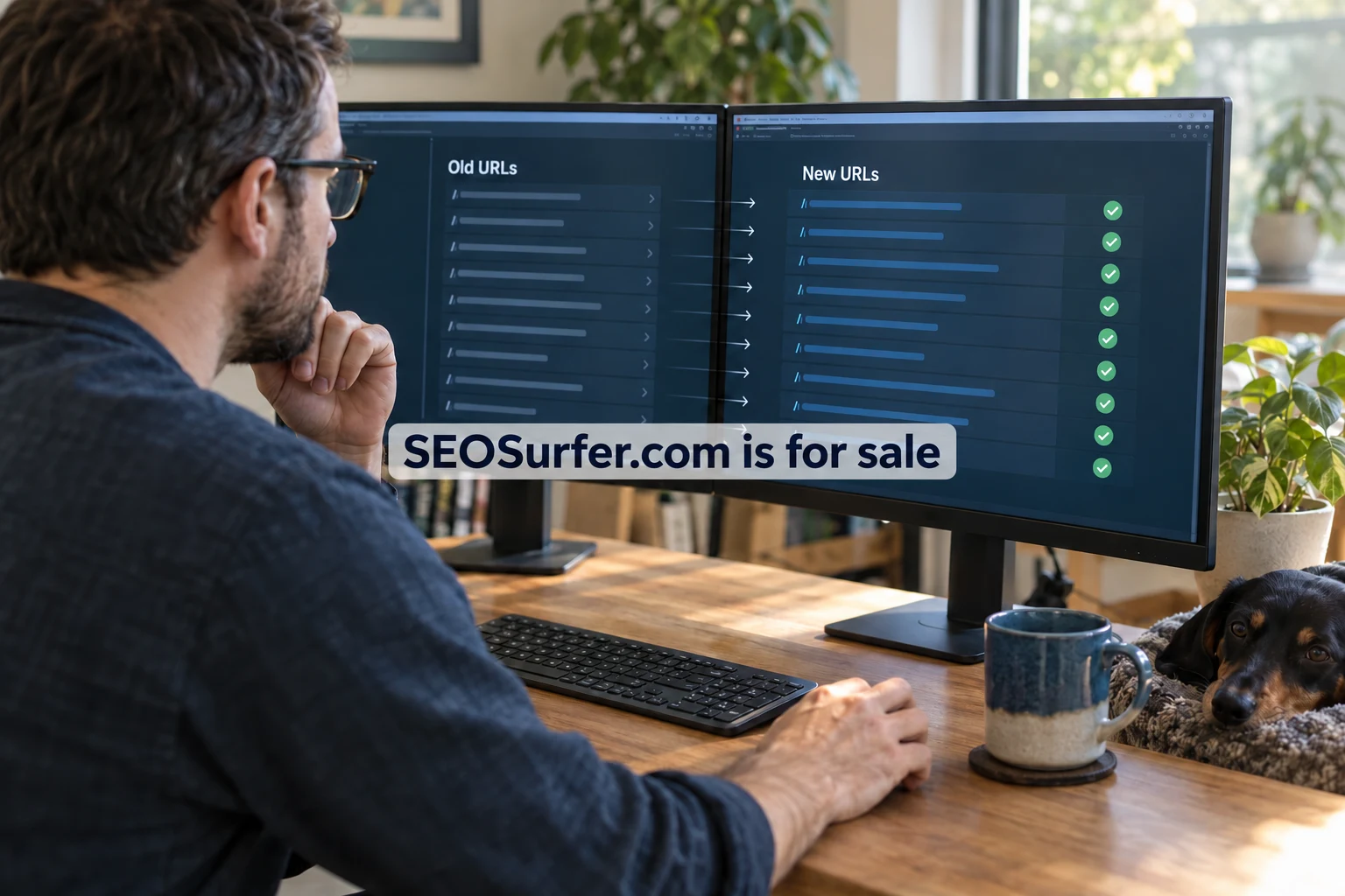 Search practitioners working together at a digital workspace